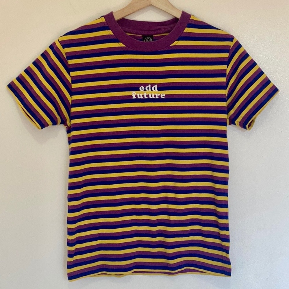Odd Future Striped Shirt Short Sleeve Tee Men’s S